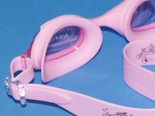 Очки для плавания подростковые LEACCO :SG700  (Розовые - Р)
