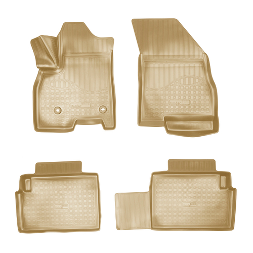 Ковры в салон Norplast/Unidec для Chery Tiggo 7 Pro (2020-), Бежевый, Luxury&Elite, арт.NPA11-C11-742-B