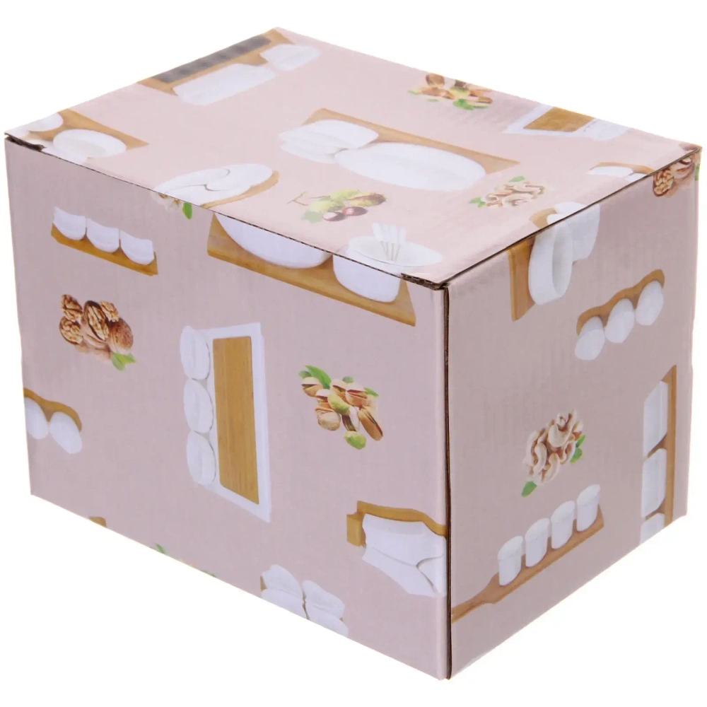 Банка для хранения керамическая «White magic» 650мл 10*13см для сахара