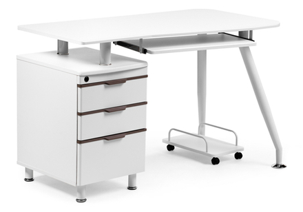 Компьютерный стол Erida 120х60х75 white