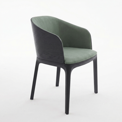 Дизайнерский стул MAKK с подлокотниками green