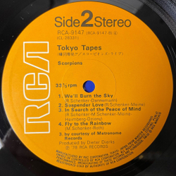 Винтажная виниловая пластинка LP Scorpions Tokyo Tapes (Japan 1978) (Obi) Hound Dog