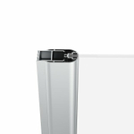 Шторка на ванну Ravak Chrome CVS2-100 L 7QLA0C00Z1 профиль Хром стекло Transparent
