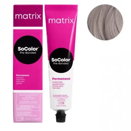 Matrix SoColor Pre-Bonded 8SP Светлый блонд серебристый жемчужный Крем-краска для волос, 90мл