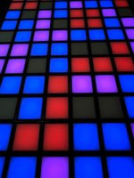 Интерактивный светодиодный пол «Арена Pixel battle»