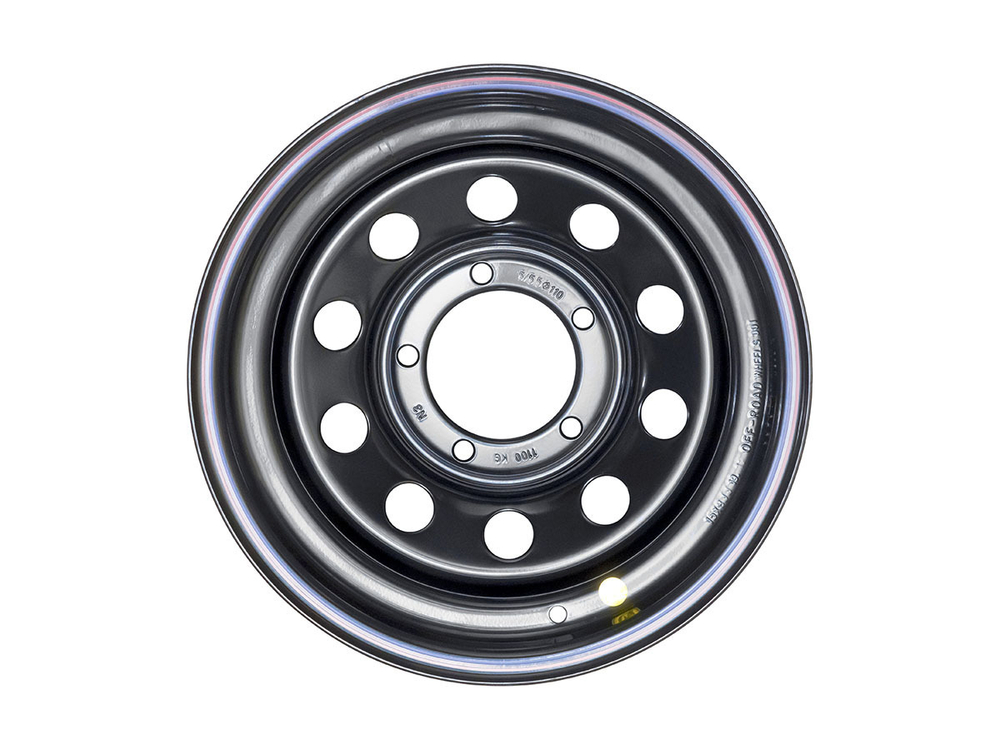Диск усиленный УАЗ стальной черный 5x139,7 8xR15 d110 ET-19 1580-53910BL-19