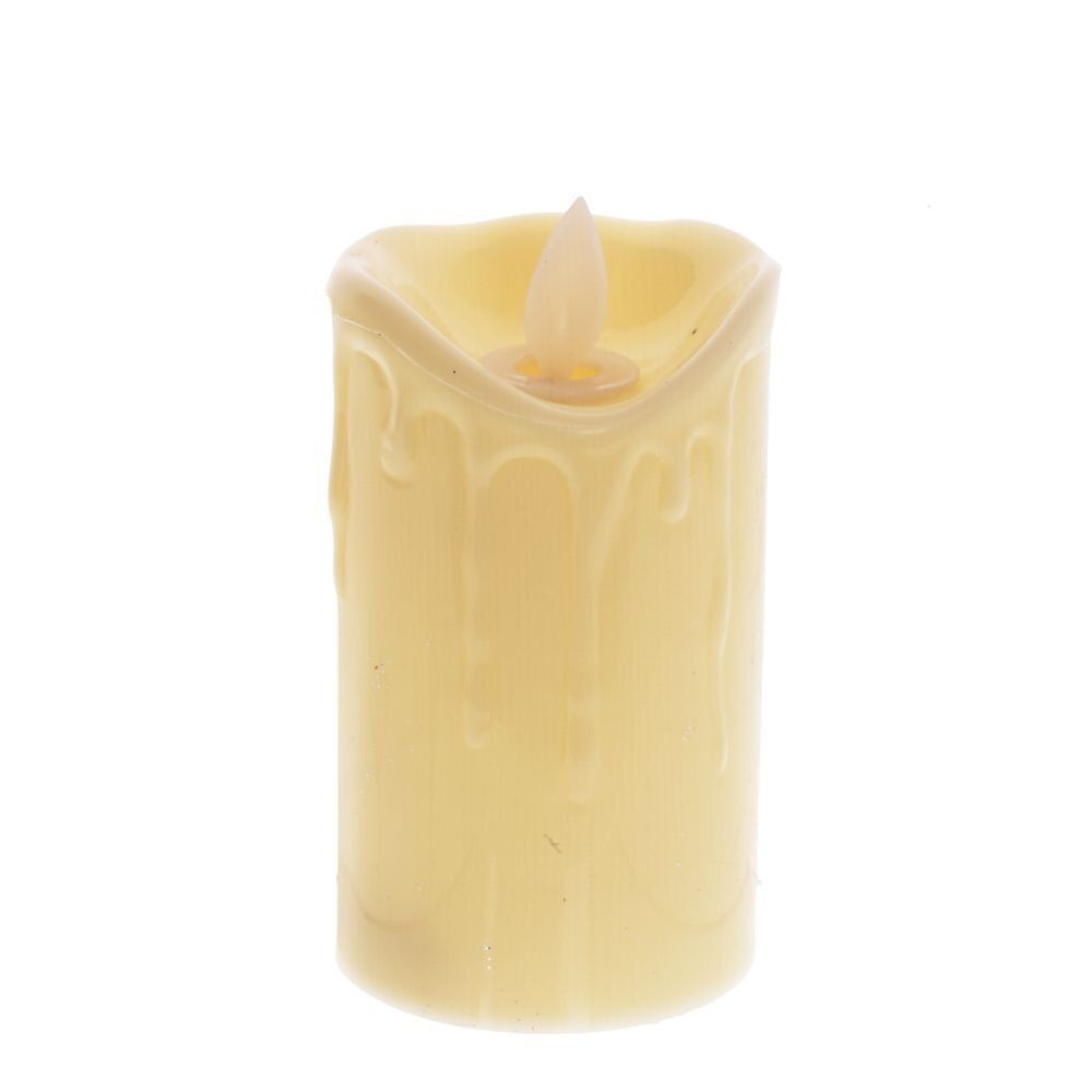 GAEM Изделие декоративное "Свеча" с подсветкой, L6 W6 H11 см, 2в.