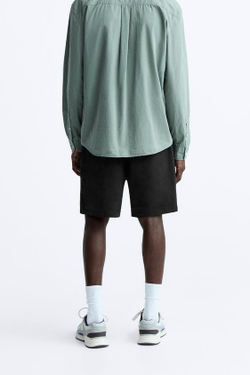 ZARA ШОРТЫ-ДЖОГГЕРЫ, ЧЕРНЫЙ