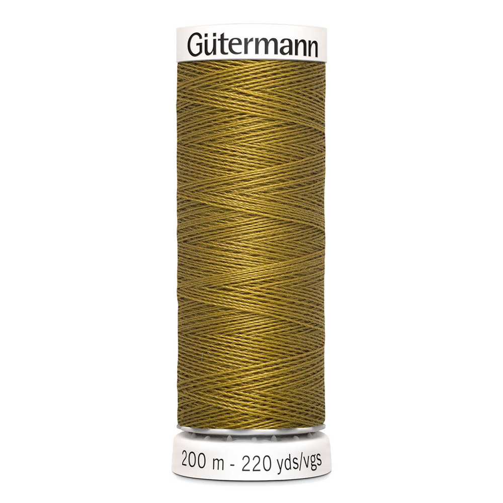 Нить Sew-All 200 м, Gutermann, 886 коричневая горчица