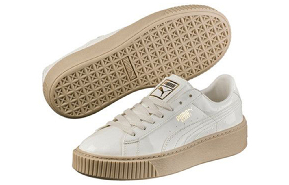 Кроссовки PUMA Basket Platform Patent Marshmallow, 363314-05