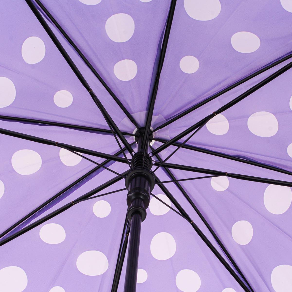 Зонт Цветы голубой, д-50 см, длина 62 см, с-30185