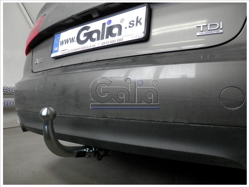 Фаркоп оцинкованный Galia A049C для Audi A6 седан/универсал 2011-2019, Audi A6 Allroad 2012-, Audi A7 Sportback 2011-2017(паспорт и сертификат в комплекте)(без электрики)