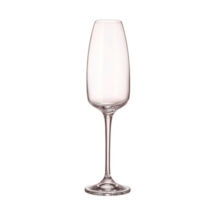 Бокал для шампанского Crystal Bohemia Anser, 290 мл, набор 6 шт