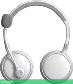 Наушники A4Tech BH230 белый/серый (BH230 WHITE)