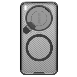 Чехол прозрачный тонированный (Transparent Black) от Nillkin с металлической крышкой и MagSafe на Vivo X200 Pro Mini, серия CamShield Prop Magnetic Case