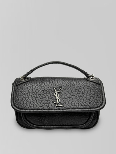 Сумочка 6029 однотонная с одним отделением и металлической цепочкой