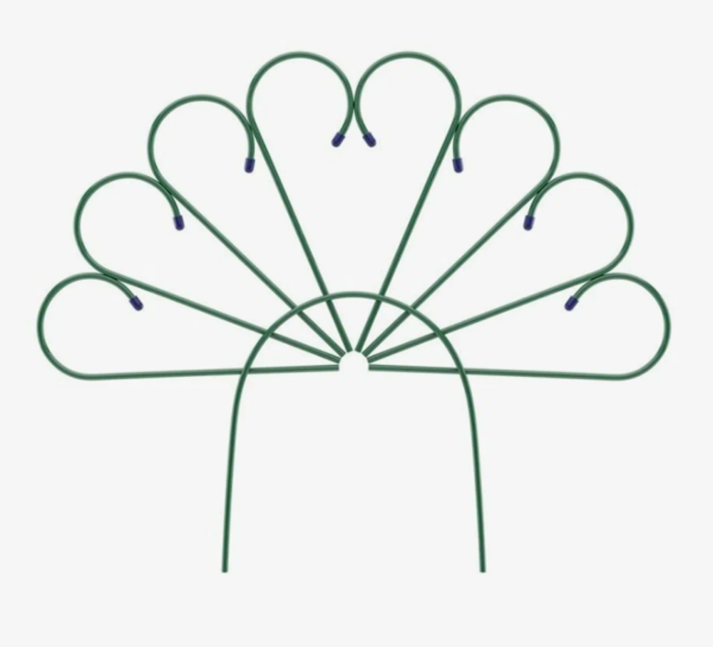 Заборчик садовый «Павлин» 70*90*450 см (5дет)