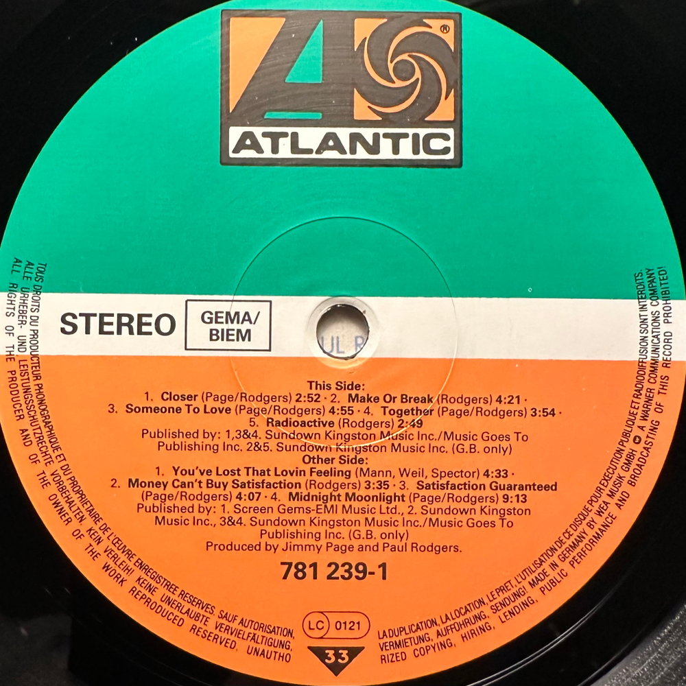 The Firm – The Firm (Германия 1985г.)