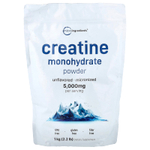 Micro Ingredients, Моногидрат креатина, без добавок, 1 кг (2,2 фунта)