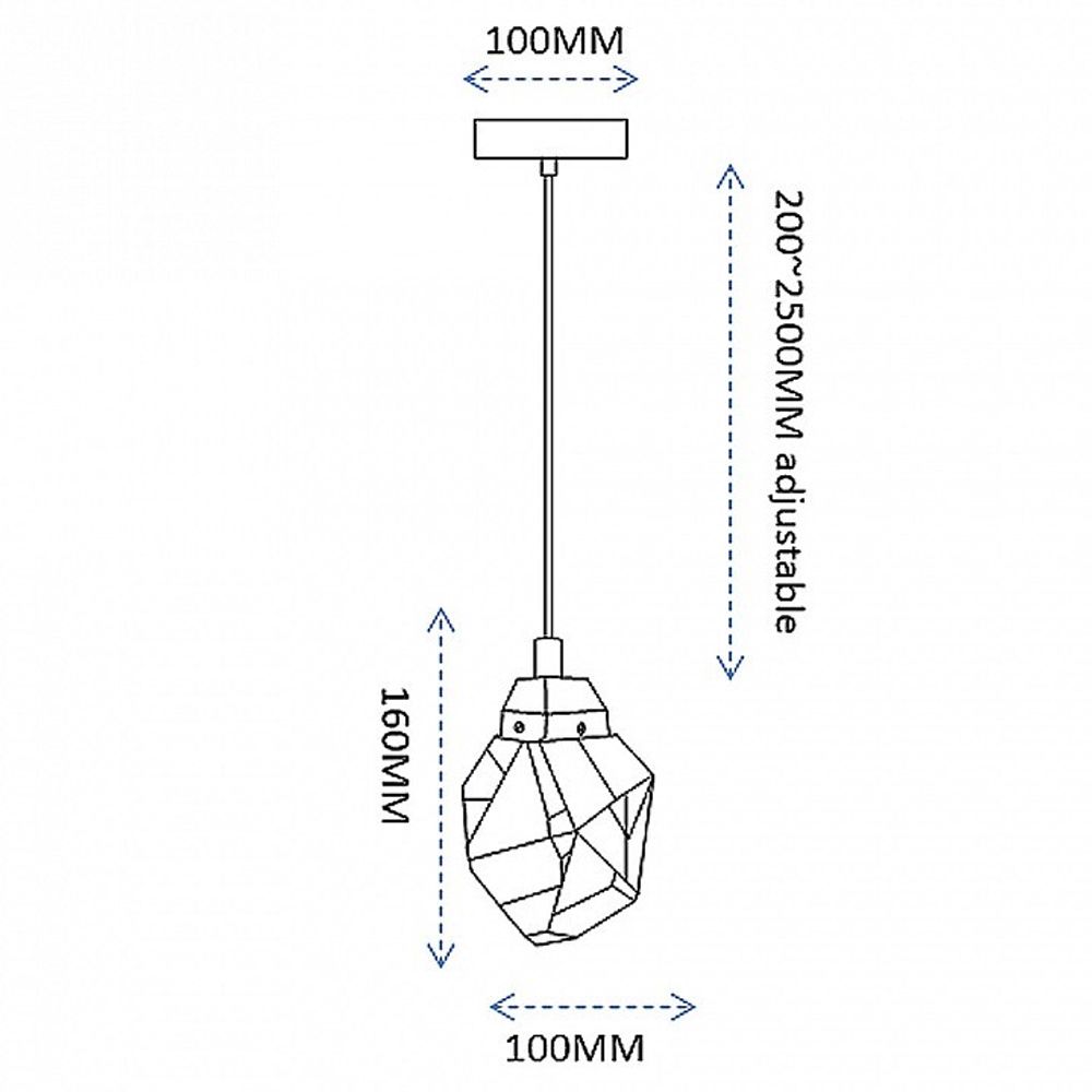 Подвесной светильник Imperiumloft CRISTEL CRISTEL-ONE01