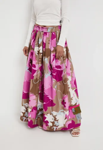Юбка Макси розовый