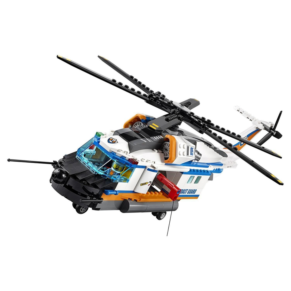 LEGO City: Сверхмощный спасательный вертолёт 60166 — Heavy-Duty Rescue Helicopter — Лего Сити Город