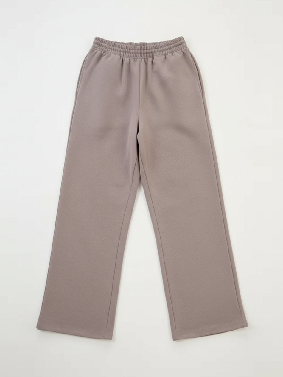 Свободные брюки из футера с начёсом