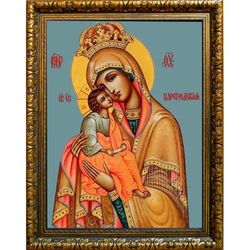 Цареградская икона Божией Матери на холсте