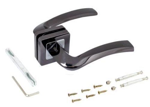 Ручки комплект АЛЛЮР АРТ ПАОЛА ВT (21140) черный титан /12624