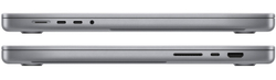 Ноутбук 16" Apple MacBook Pro 2021 M1 16" M1 Max 10-core/64GB/2048GB SSD/Apple M1 24-core GPU Серый космос Z14V0008R