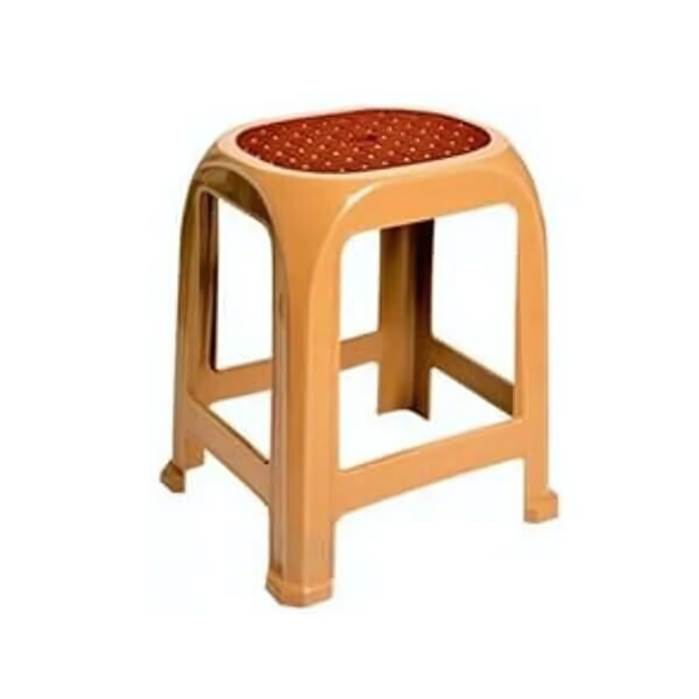 Табурет "Симпатия" большой, бежевый / темно коричневый РП-311