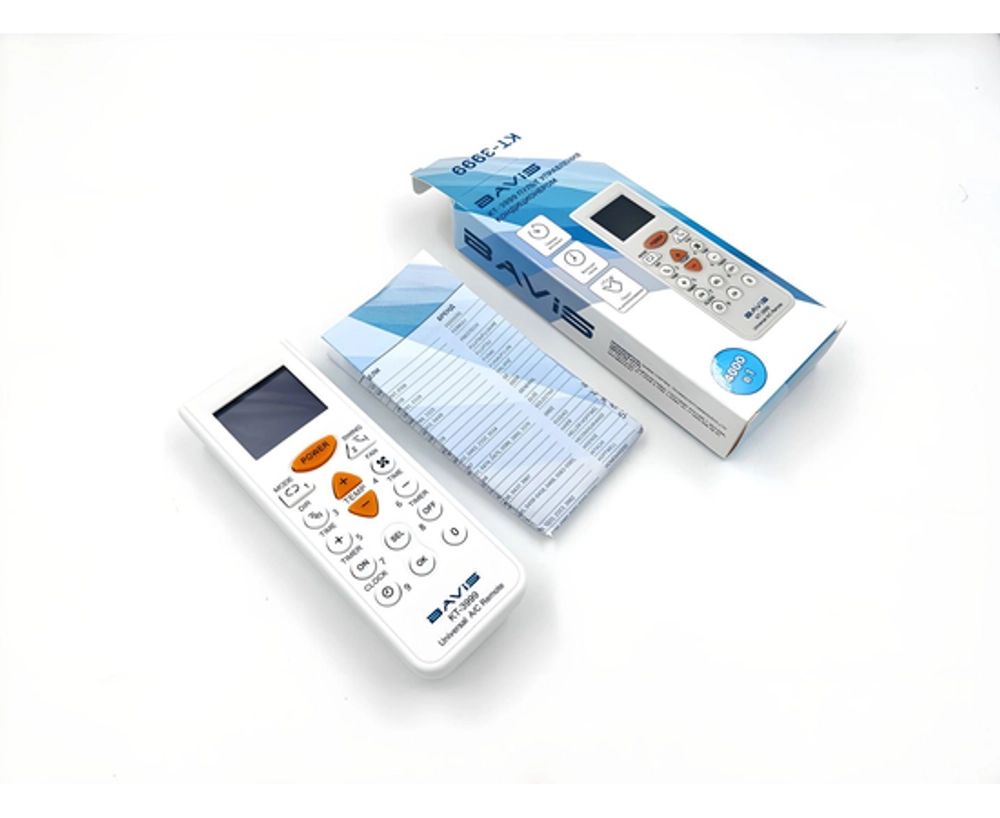 BAVIS KT-3999 (4000 в 1) универсальный ПДУ для кондиционеров