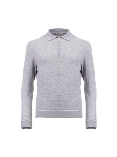 Поло с длинным рукавом на молнии Atelier Portofino