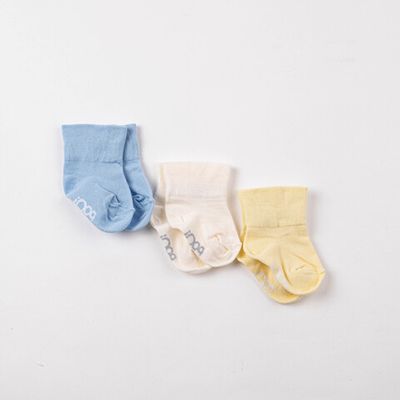 Socks set 3-18 months - Daffodil/Sky Blue/Heavy Cream