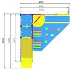 Лабиринт-скалодром для малышей «Айсберг» 25,5 м² (5,1*5*2.5м)