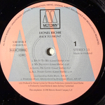 Lionel Richie ‎– Back To Front 2LP (Голландия 1992г.)