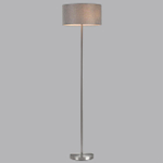 8251/2F MODERNI LN26 530  никель/серый, металл/текстиль Торшер Е27 2*60W 220V NIKKI