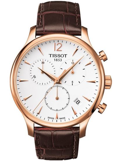 Мужские швейцарские часы Tissot T063.617.36.037.00 Tradition Chronograph
