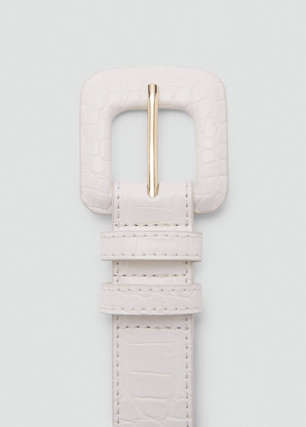 Ремень с эффектом кожи крокодила