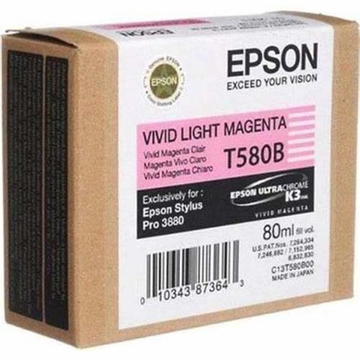 Картридж EPSON T580B светло-пурпурный для Stylus Pro 3880 (c13t580b00)