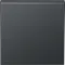 Donel R98 METAL вороненая сталь накладка для розетки Schuko с с крышкой, 16A 250 В~, серия DA