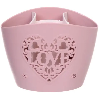 Подставка для столовых приборов «SEGRETO» 20*12*15см 3секции пыльнавя роза