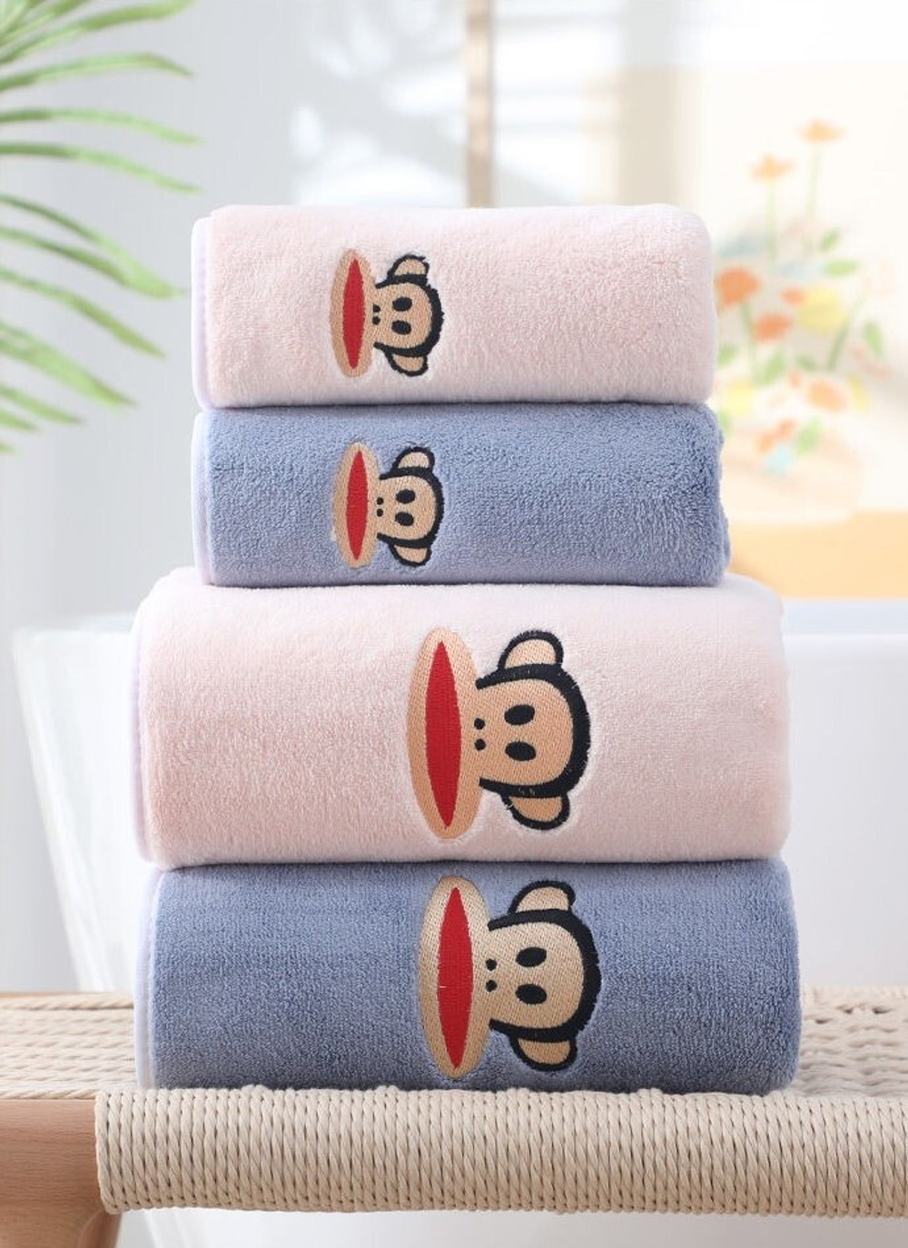 Подарочный набор полотенец из кораллового флиса Paul Frank (Blue)