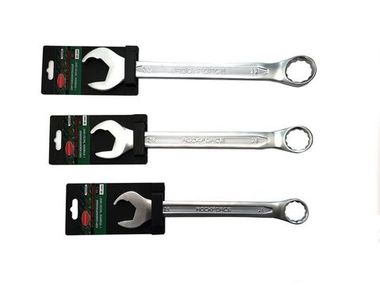 Ключ комбинированный с профилем ''Ratchet drive''29мм, на пластиковом держателе RockForce##Rock FORCE RF-75529RD