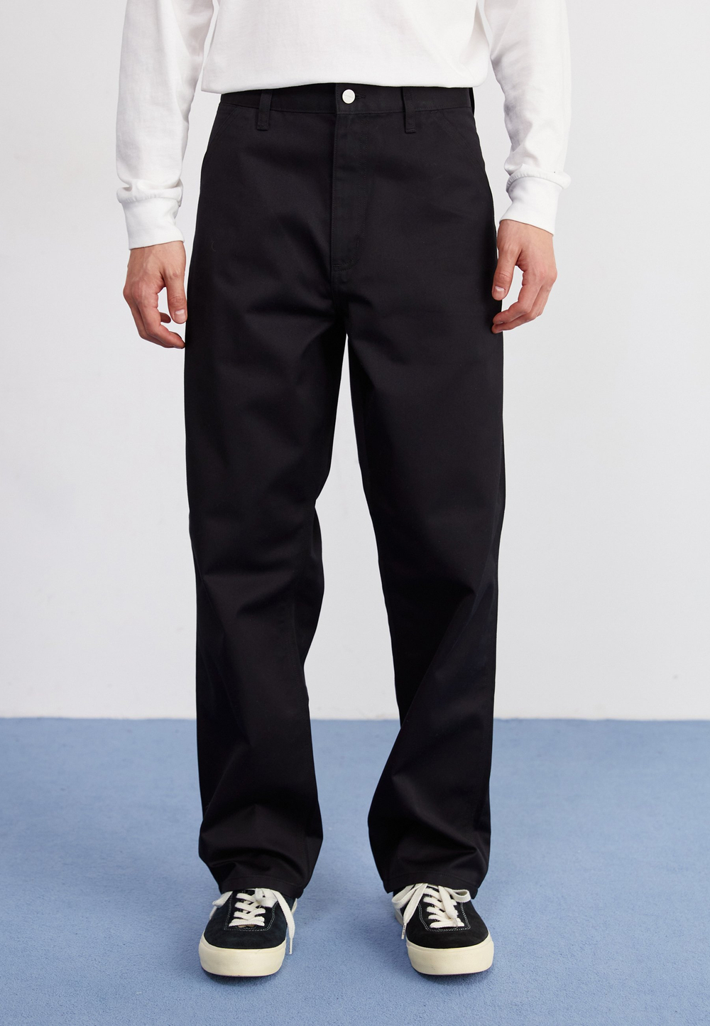Carhartt WIP DENISON - Тканевые брюки - Чёрный
