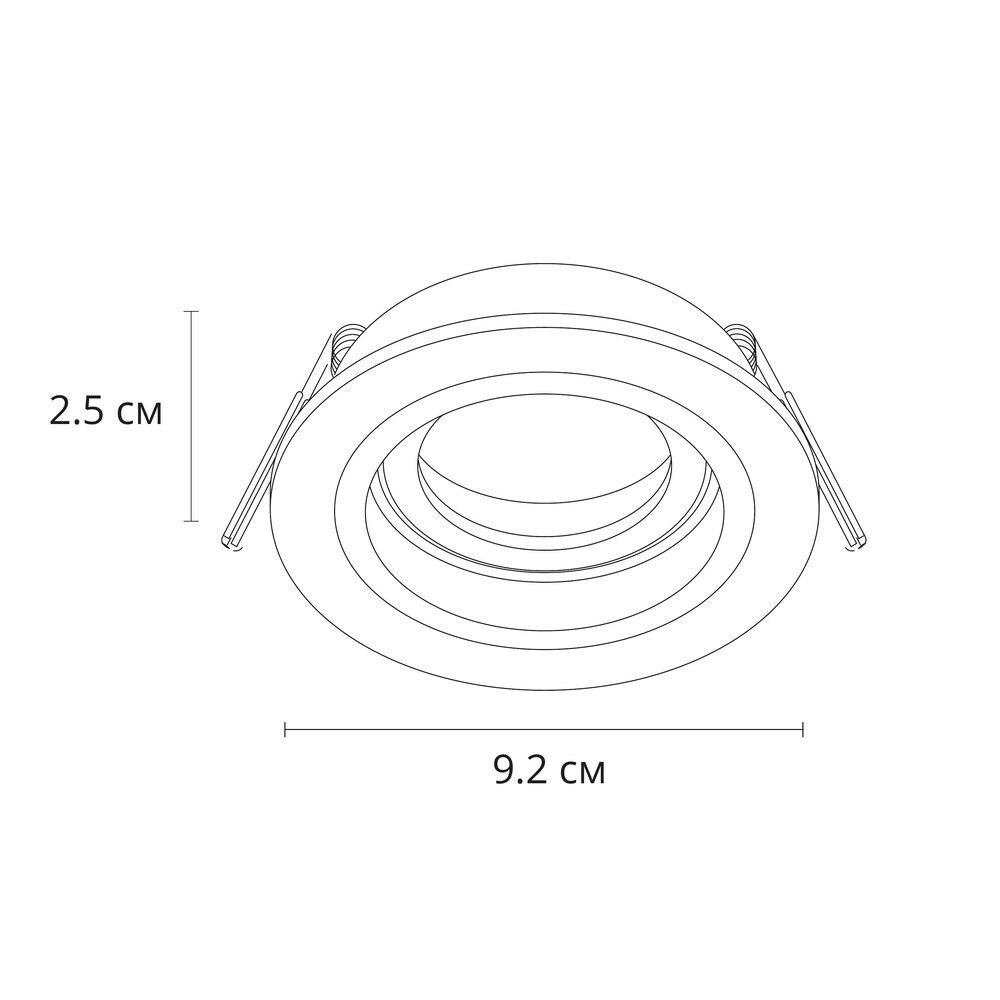 Точечный встраиваемый светильник ARTE LAMP