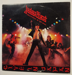 Винтажная виниловая пластинка LP Judas Priest Unleashed In The East (Live In Japan) (Holland 1979)