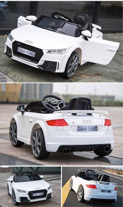 Детский электромобиль "AUDI TTRS" 6V, черный