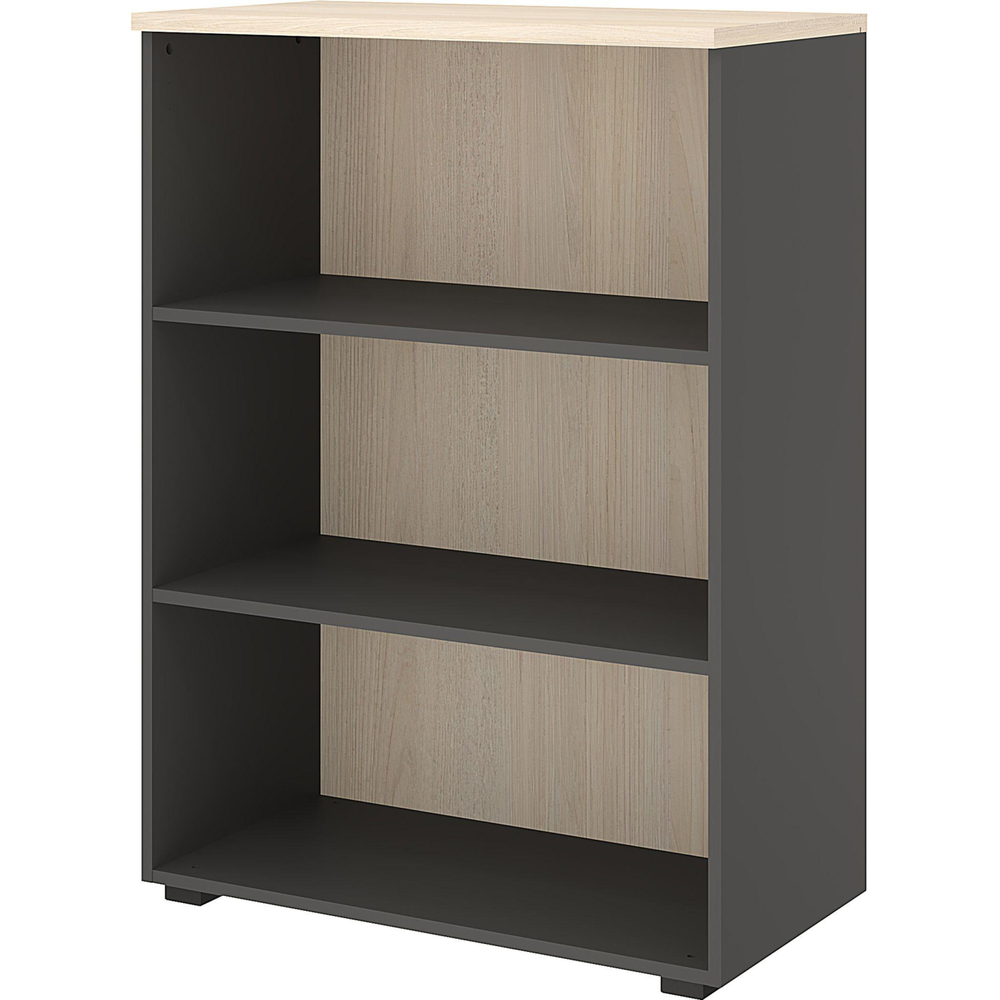 Стеллаж для документов низкий К-Loft 241H011 выс 1080 дуб скандин./графит