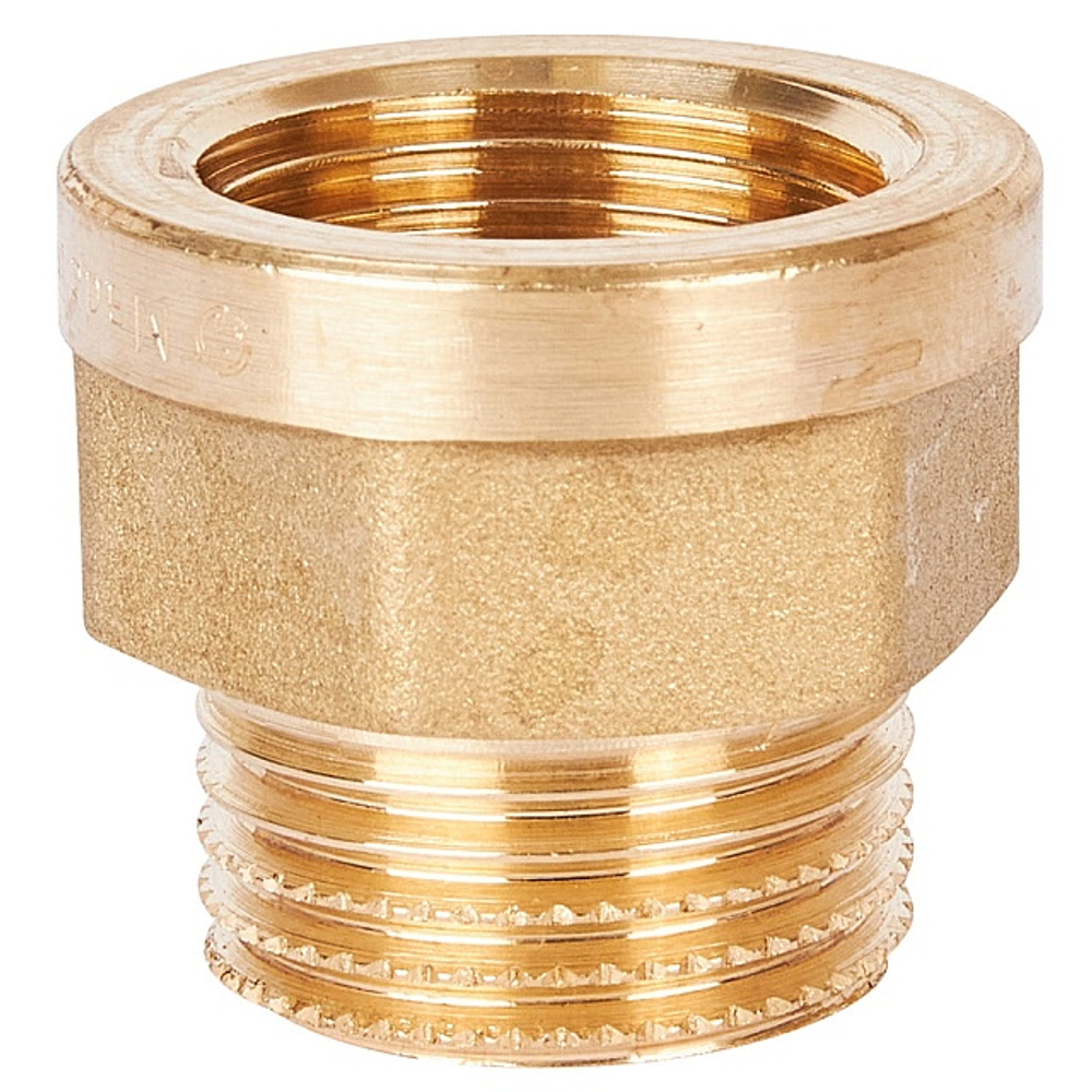 Переход с внутренней резьбы на наружную под ключ STOUT SFT 0072 - 1/2" x 1/2" (латунь без покрытия)